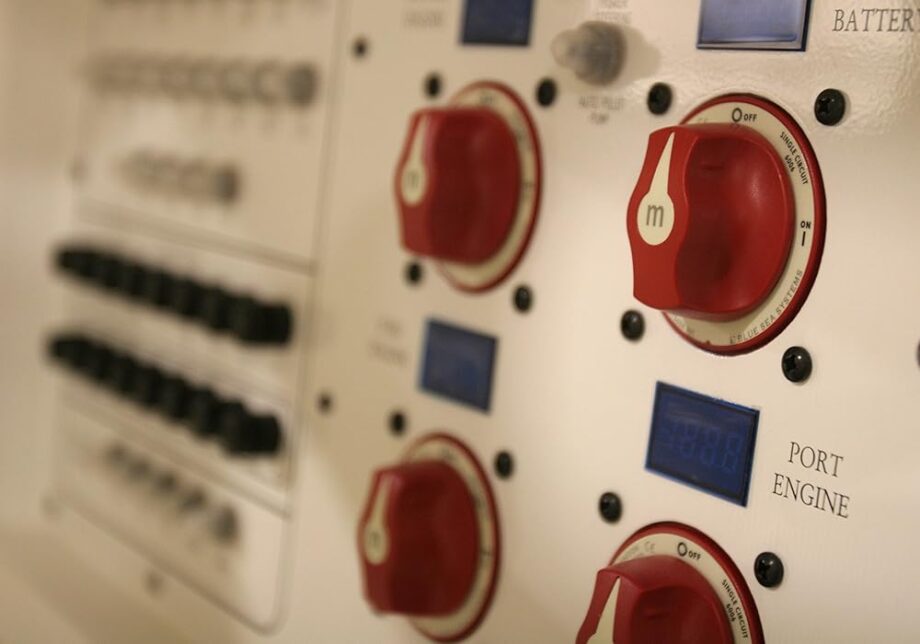 Blue Sea Systems 6006 m-Series ON/OFF Battery Isolator Switch with Locking Key, Red